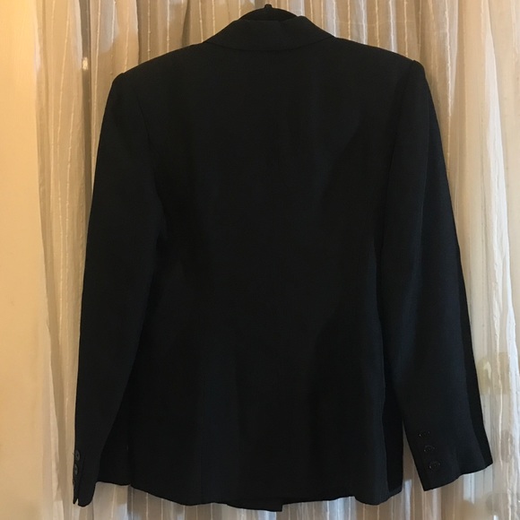 Vintage Banana Republic Black 3 Button Blazer Size 6 - Picture 12 of 12
